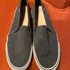 KEDS gray  slide on snickers shoes size 9